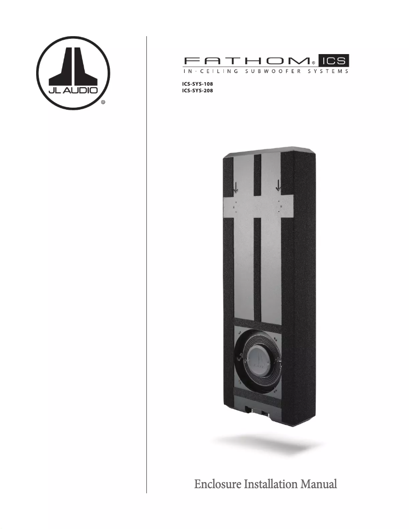 Imagen de la primera página del manual del dispositivo Fathom ICS-SYS-108
