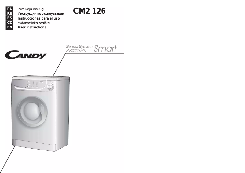 Page 1 de la notice Manuel utilisateur Candy CM2126-14