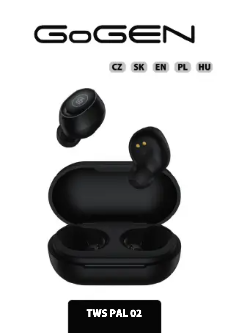 Page n°1 - Manuel utilisateur GoGen TWS  PAL evo 2