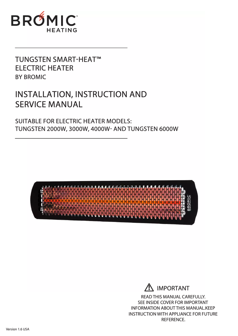 Page n°1 - Manuel utilisateur Bromic BH0420032-277V