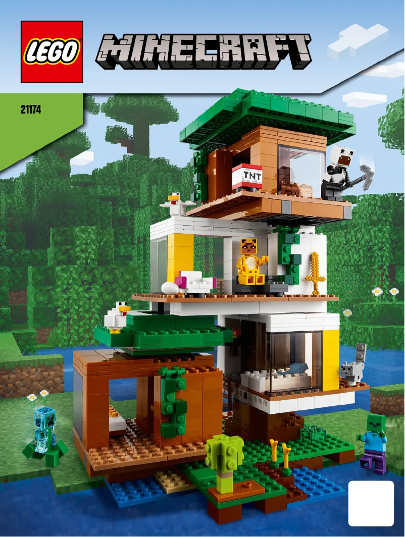 Page 1 de la notice Manuel utilisateur Lego Minecraft 21174