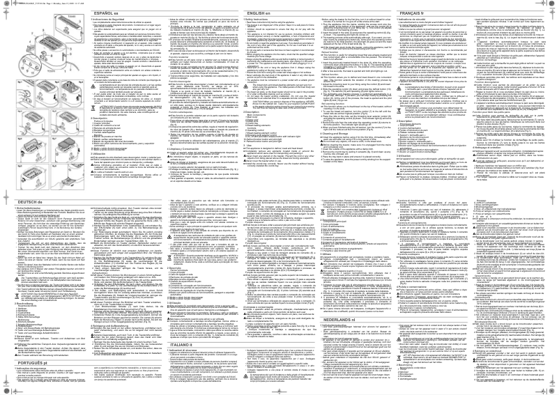 Page 1 de la notice Manuel utilisateur Solac STILLO TL5400