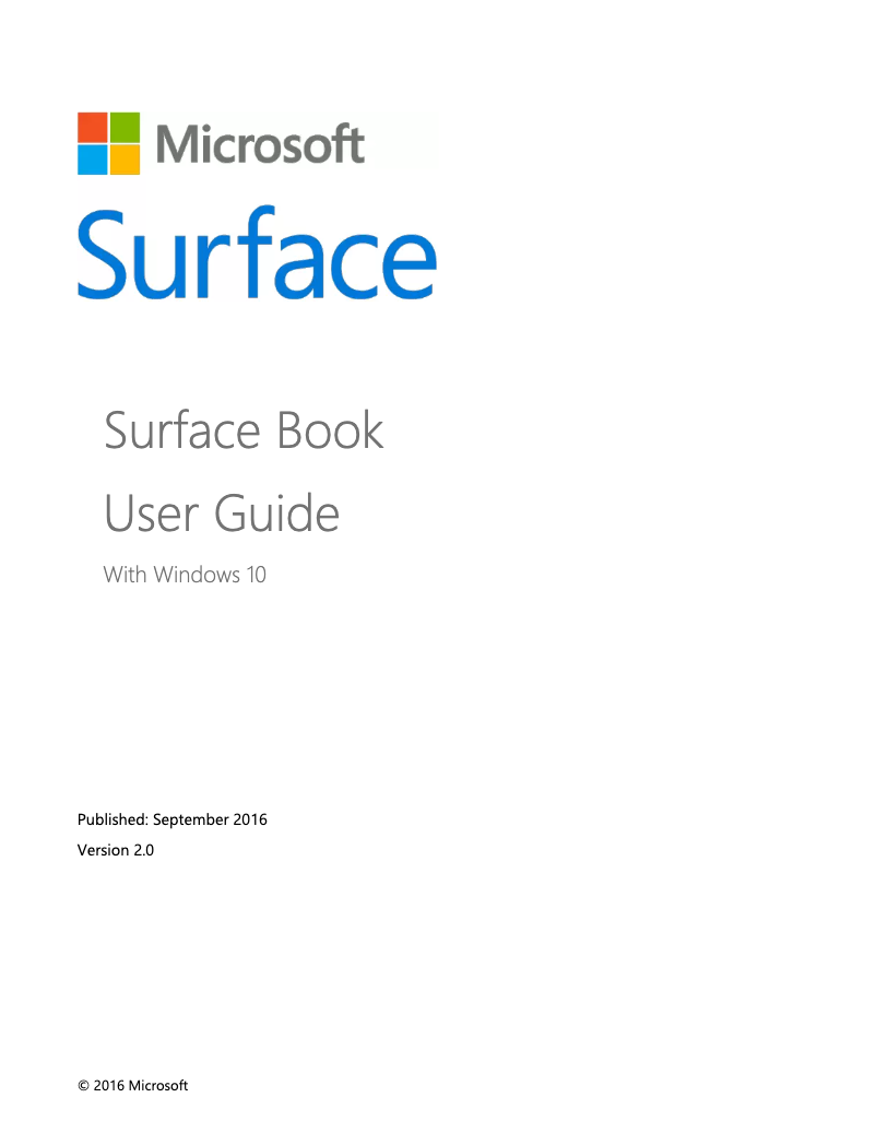 Page 1 de la notice Manuel utilisateur Microsoft Surface Book 3