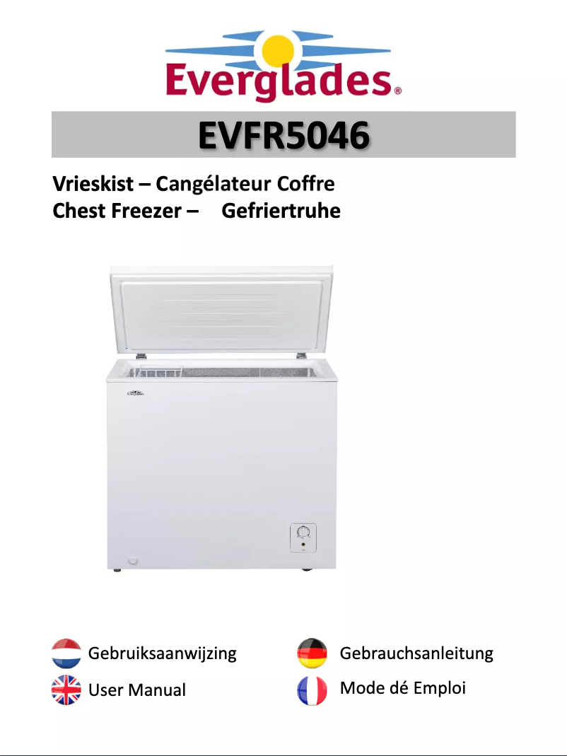 Page n°1 - Manuel utilisateur Everglades EVFR5046