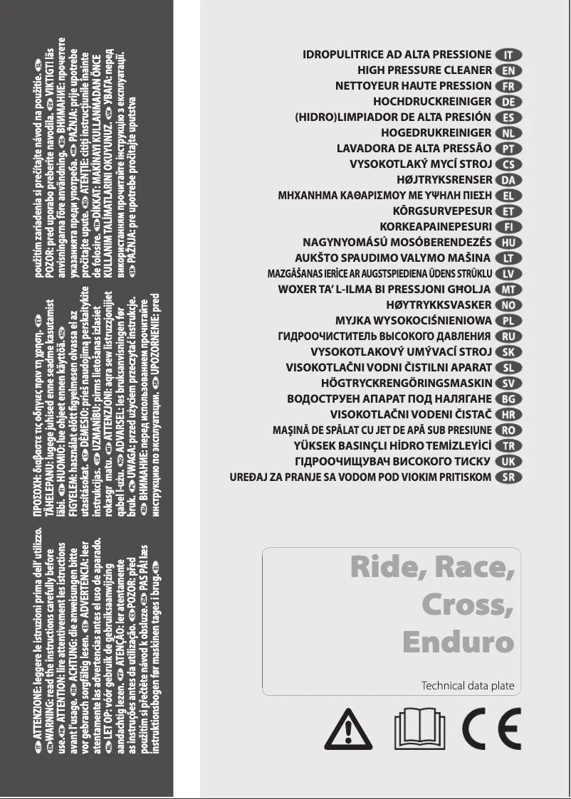 Image de la première page du manuel de l'appareil Enduro 145