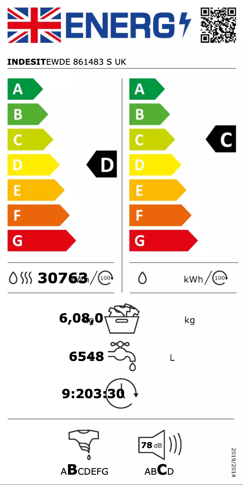 Imagen de la primera página del manual del dispositivo EWDE 861483 S UK