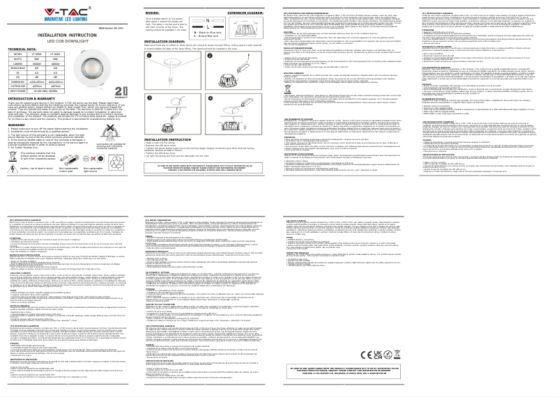 Imagen de la primera página del manual del dispositivo VT-26301