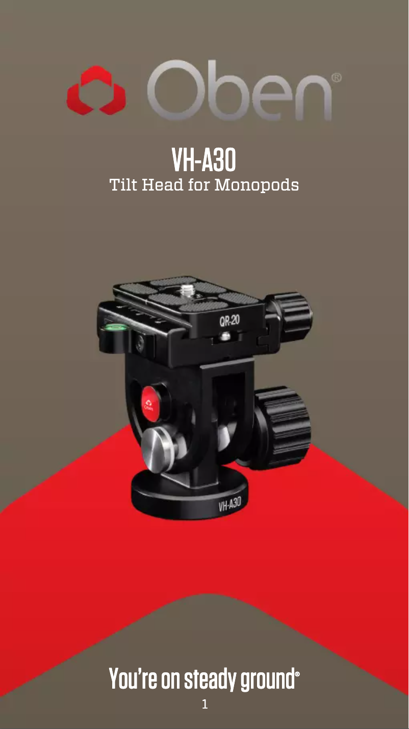 Page n°1 - Manuel utilisateur Oben VH-A30