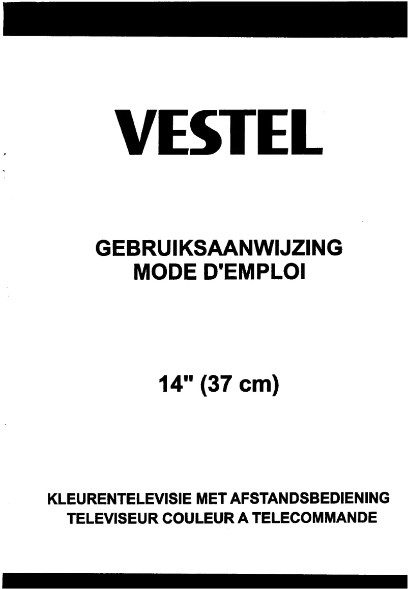Page 1 de la notice Manuel utilisateur Vestel 3715