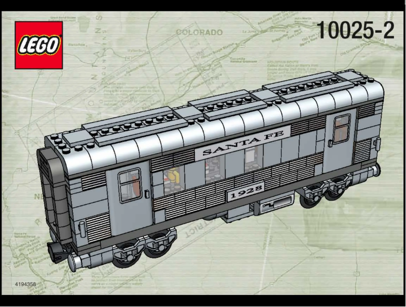 Page 1 de la notice Manuel utilisateur Lego Trains 10025