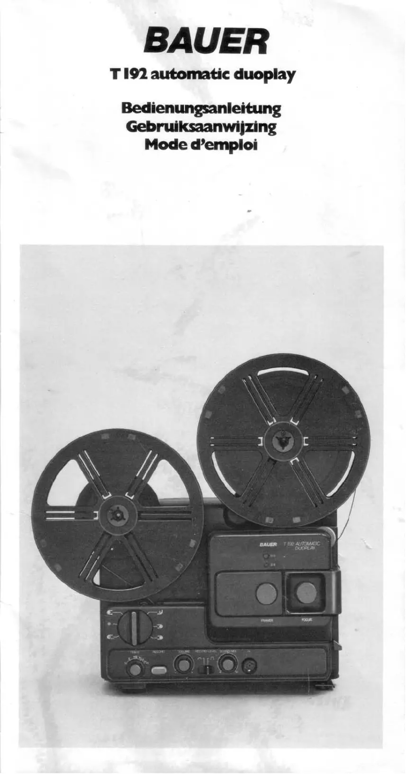 Page n°1 - Manuel utilisateur Bauer T192 Automatic Duoplay