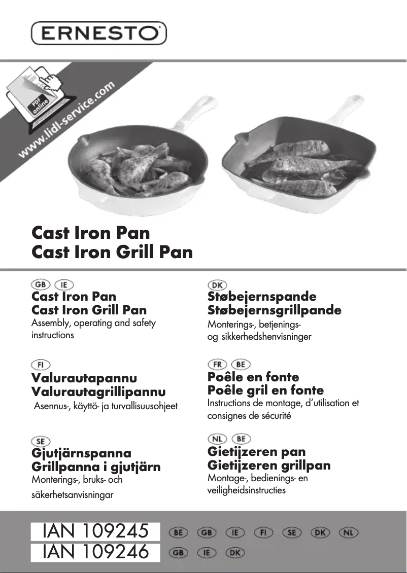 Página 1 del manual Manual de usuario Ernesto HG00752