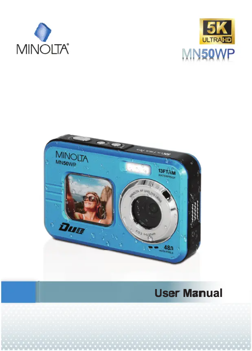 Image de la première page du manuel de l'appareil MN50WP