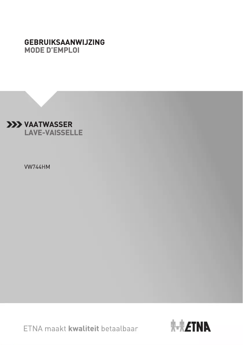 Page n°1 - Manuel utilisateur Etna VW744HM