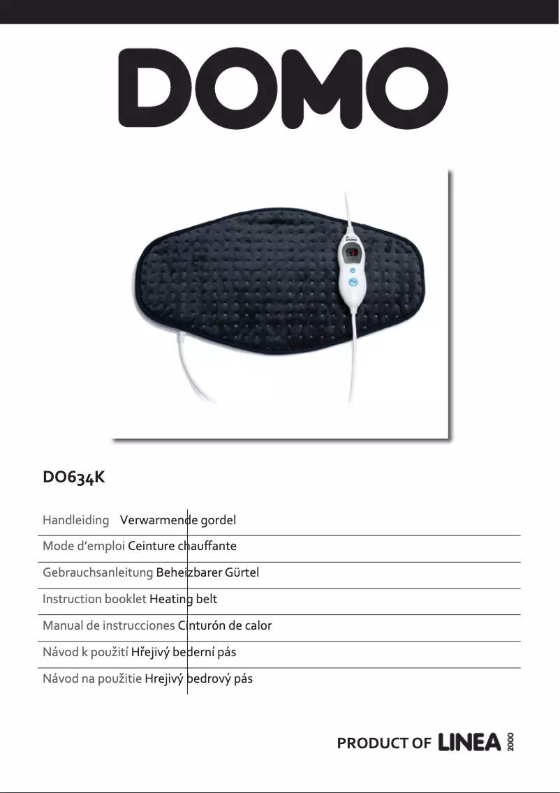 Page 1 de la notice Manuel utilisateur Domo DO634K