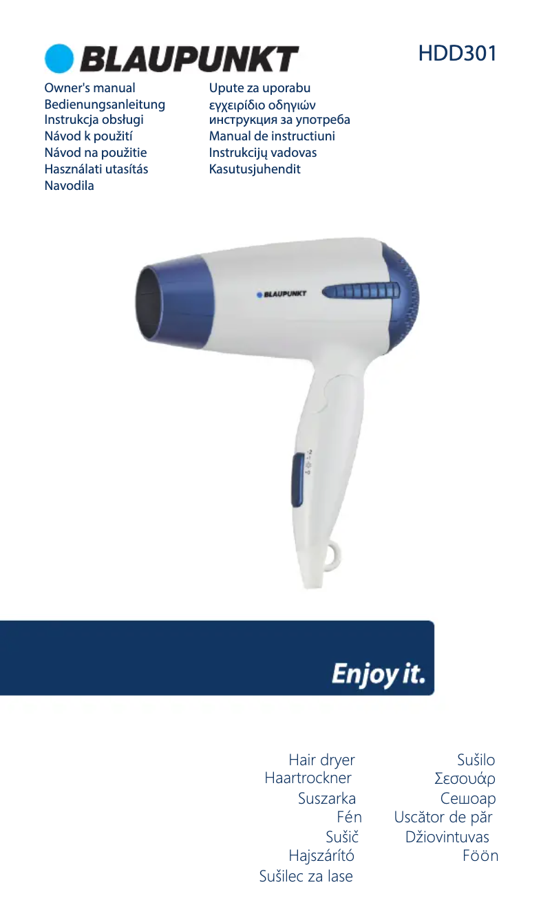 Page 1 de la notice Manuel utilisateur Blaupunkt HDD301
