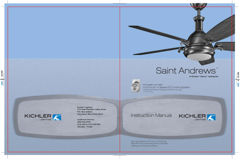 Page n°1 - Manuel utilisateur Kichler Saint Andrews