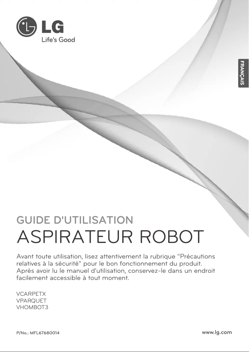 Página 1 del manual Manual de usuario LG VCARPETX