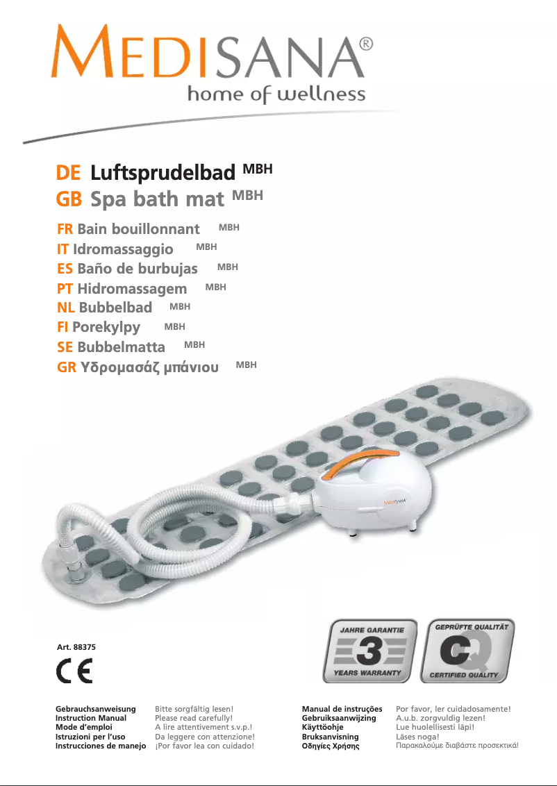 Página 1 del manual Manual de usuario Medisana 88379