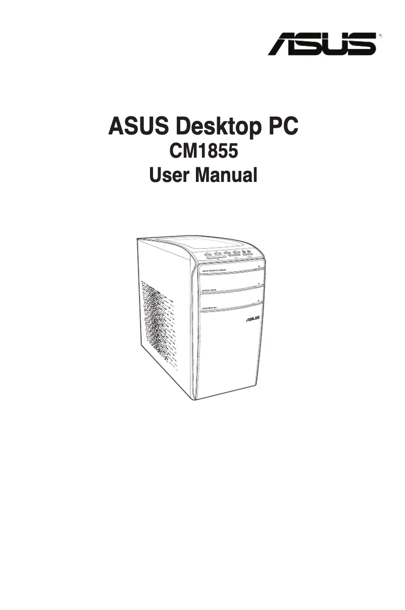 Page n°1 - Manuel utilisateur Asus Essentio CM1855