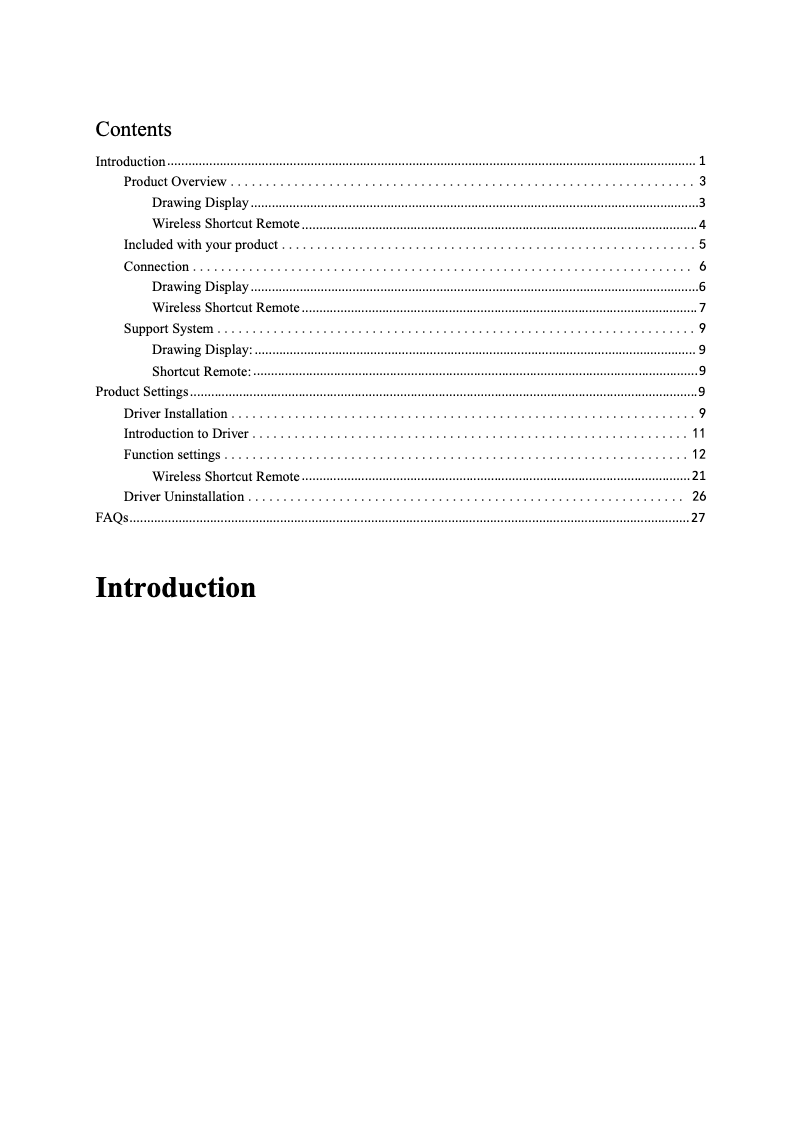 Image de la première page du manuel de l'appareil Artist Pro 16 (Gen 2)