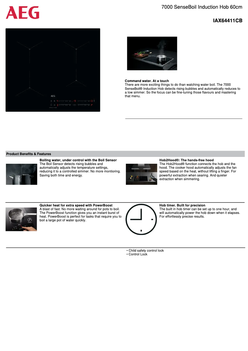 Image de la première page du manuel de l'appareil IAX64411CB