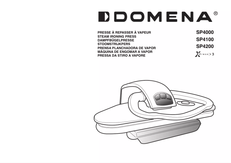 Page 1 de la notice Manuel utilisateur Domena SP4100