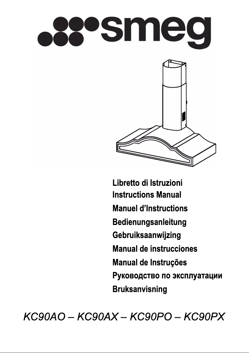 Page n°1 - Manuel utilisateur Smeg KC90PO