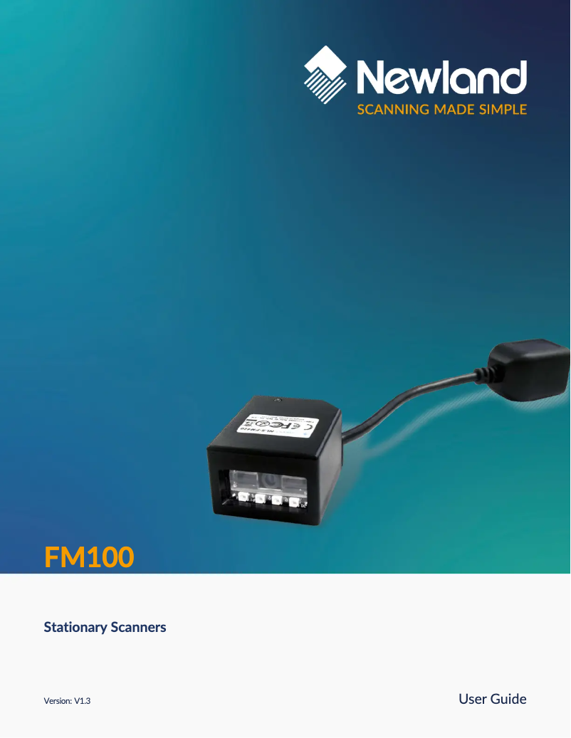 Page n°1 - Manuel utilisateur Newland FM100