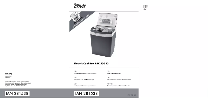 Página 1 del manual Manual de usuario Crivit IAN 281538