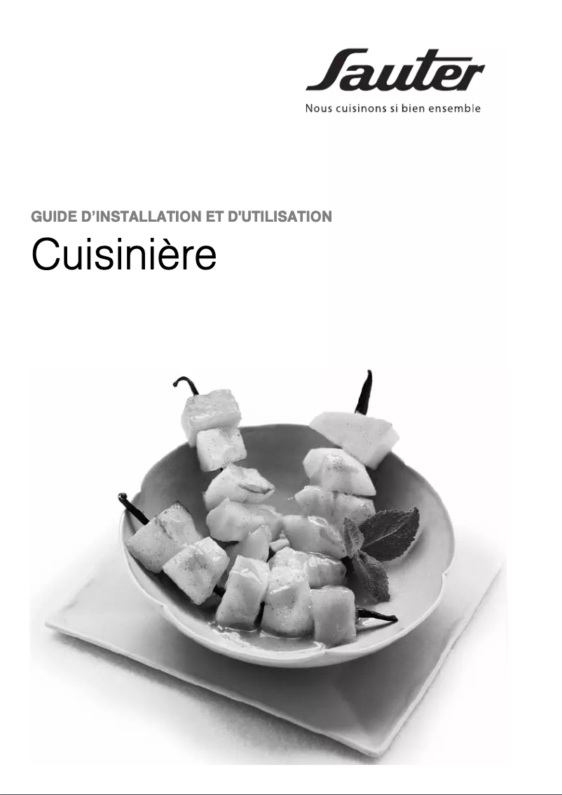 Page n°1 - Manuel utilisateur Sauter SCI 963 W