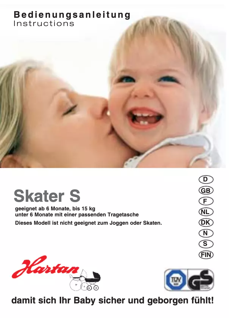Page n°1 - Manuel utilisateur Hartan Skater S