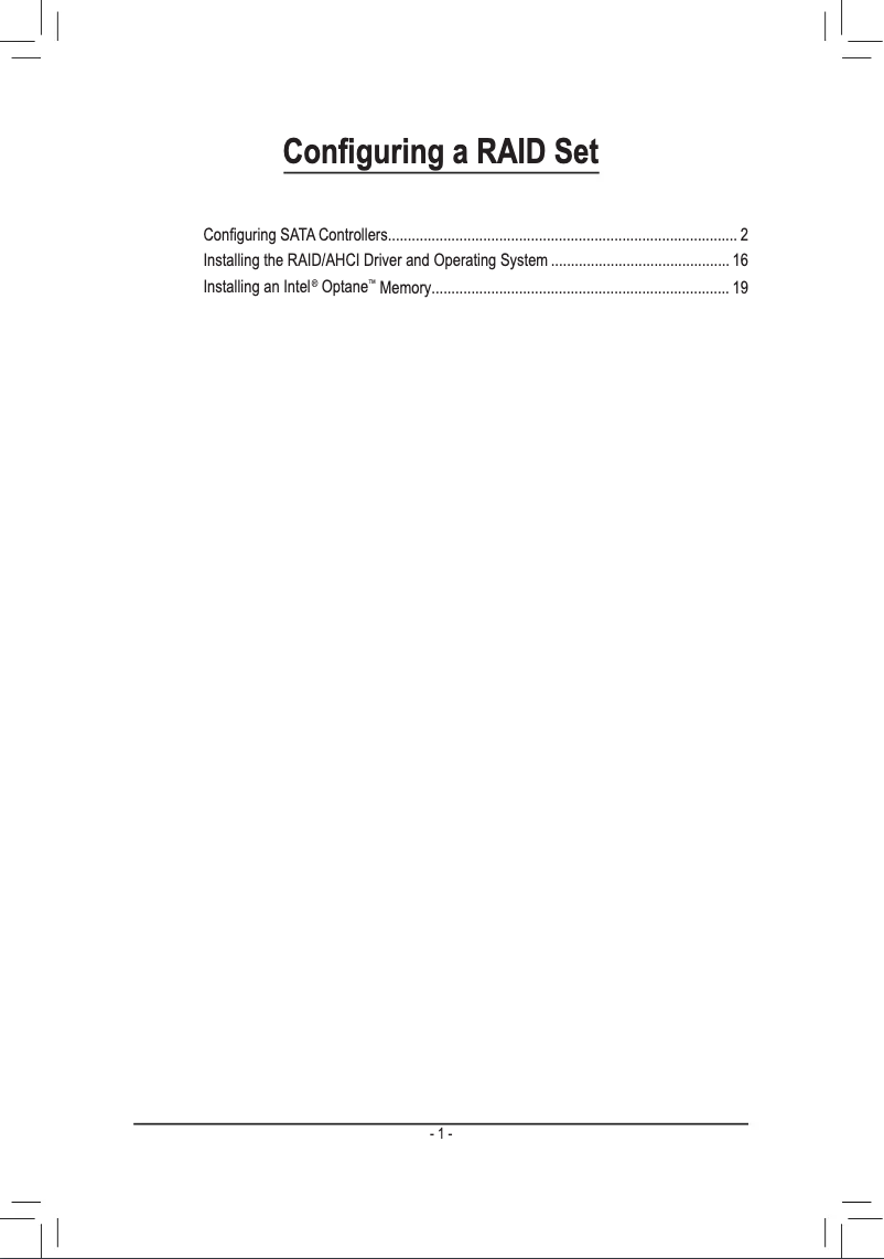 Page 1 de la notice Guide d'installation Gigabyte Z370M D3H