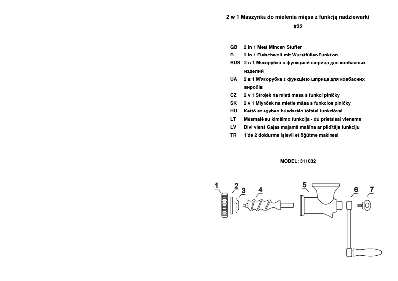 Page 1 de la notice Manuel utilisateur Browin 311032