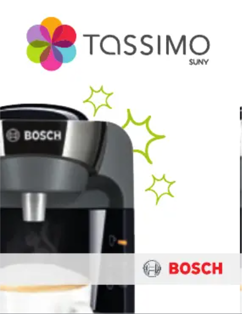 Página 1 del manual Manual de usuario Bosch Tassimo Suny TAS3202CH