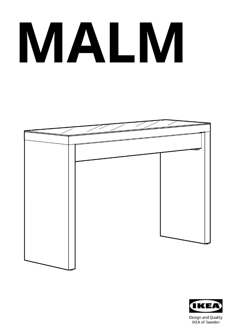 Page 1 de la notice Manuel utilisateur Ikea MALM 705.774.80