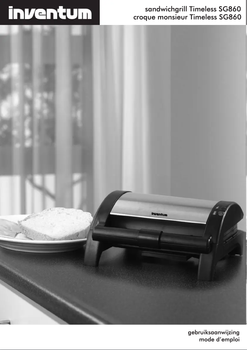 Image de la première page du manuel de l'appareil SG860