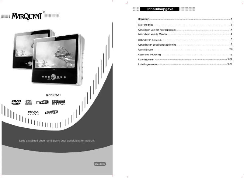 Page n°1 - Manuel utilisateur Marquant MCDKIT-11