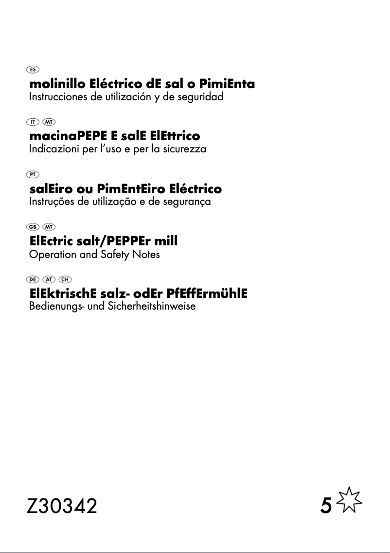 Page 1 de la notice Manuel utilisateur SilverCrest Z30342