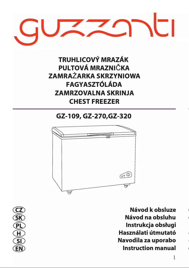 Image de la première page du manuel de l'appareil GZ-270