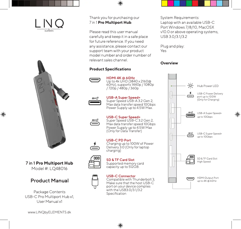 Image de la première page du manuel de l'appareil LQ48016