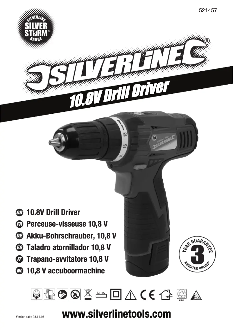 Imagen de la primera página del manual del dispositivo 521457