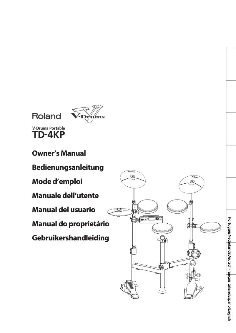 Image de la première page du manuel de l'appareil TD-4KP
