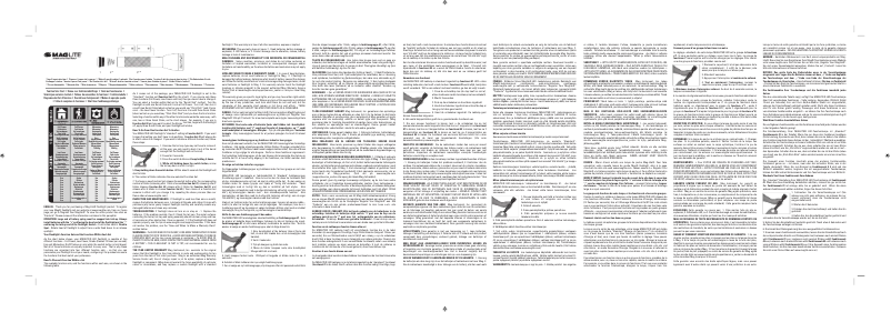 Page n°1 - Manuel utilisateur Maglite ML50L