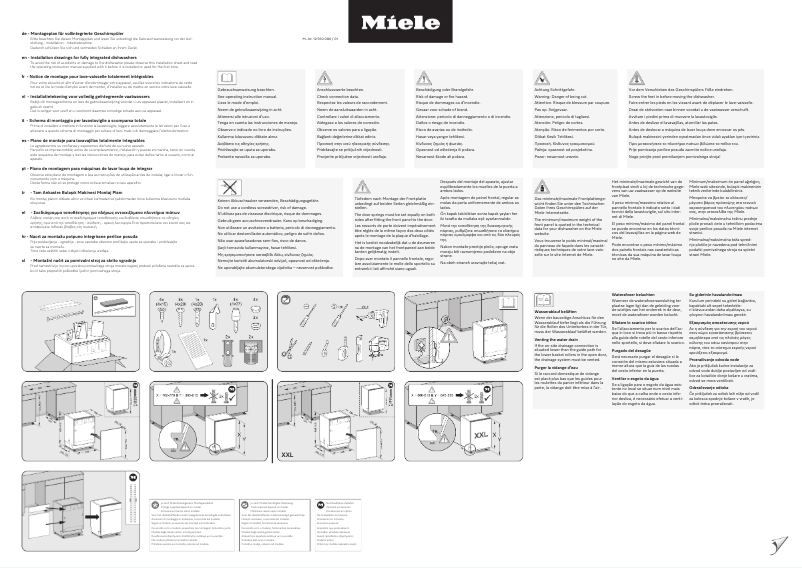 Page n°1 - Manuel utilisateur Miele G 7793 SCVi AD 125 Gala Edition