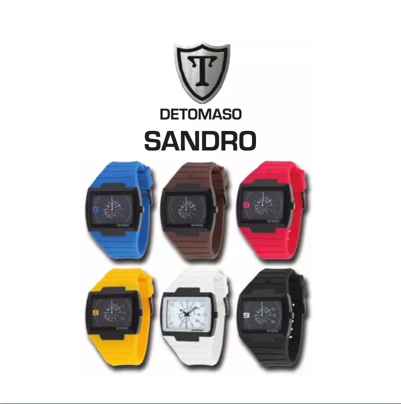 Page n°1 - Manuel utilisateur Detomaso Sandro