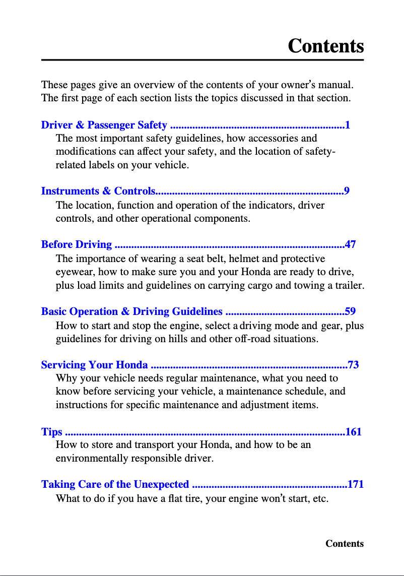 Image de la première page du manuel de l'appareil Big Red MUV700 (2010)