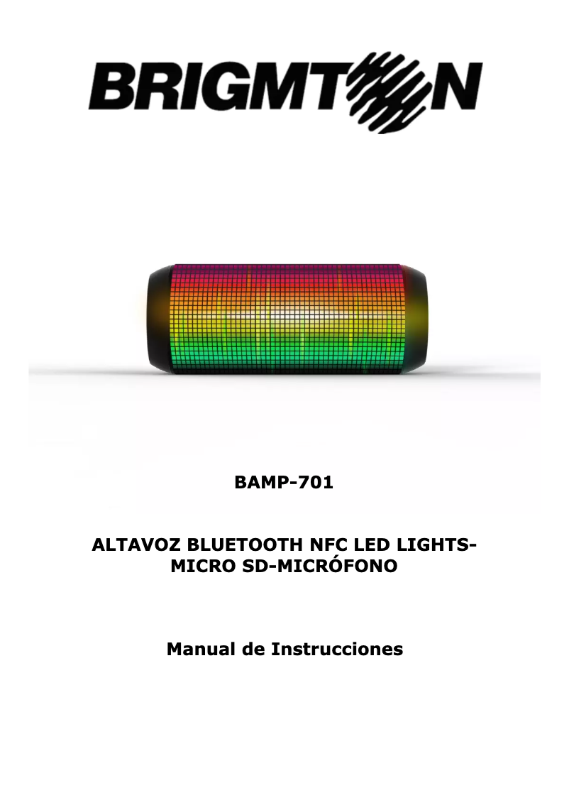 Image de la première page du manuel de l'appareil BAMP-701