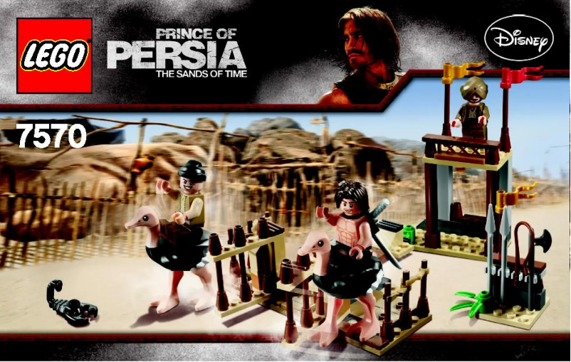 Page 1 de la notice Manuel utilisateur Lego Prince Of Persia 7570