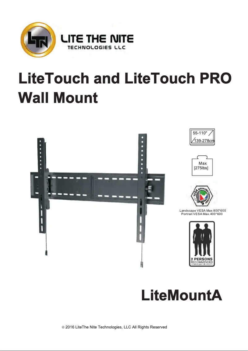 Página 1 del manual Manual de usuario LTN Technologies LiteTouch